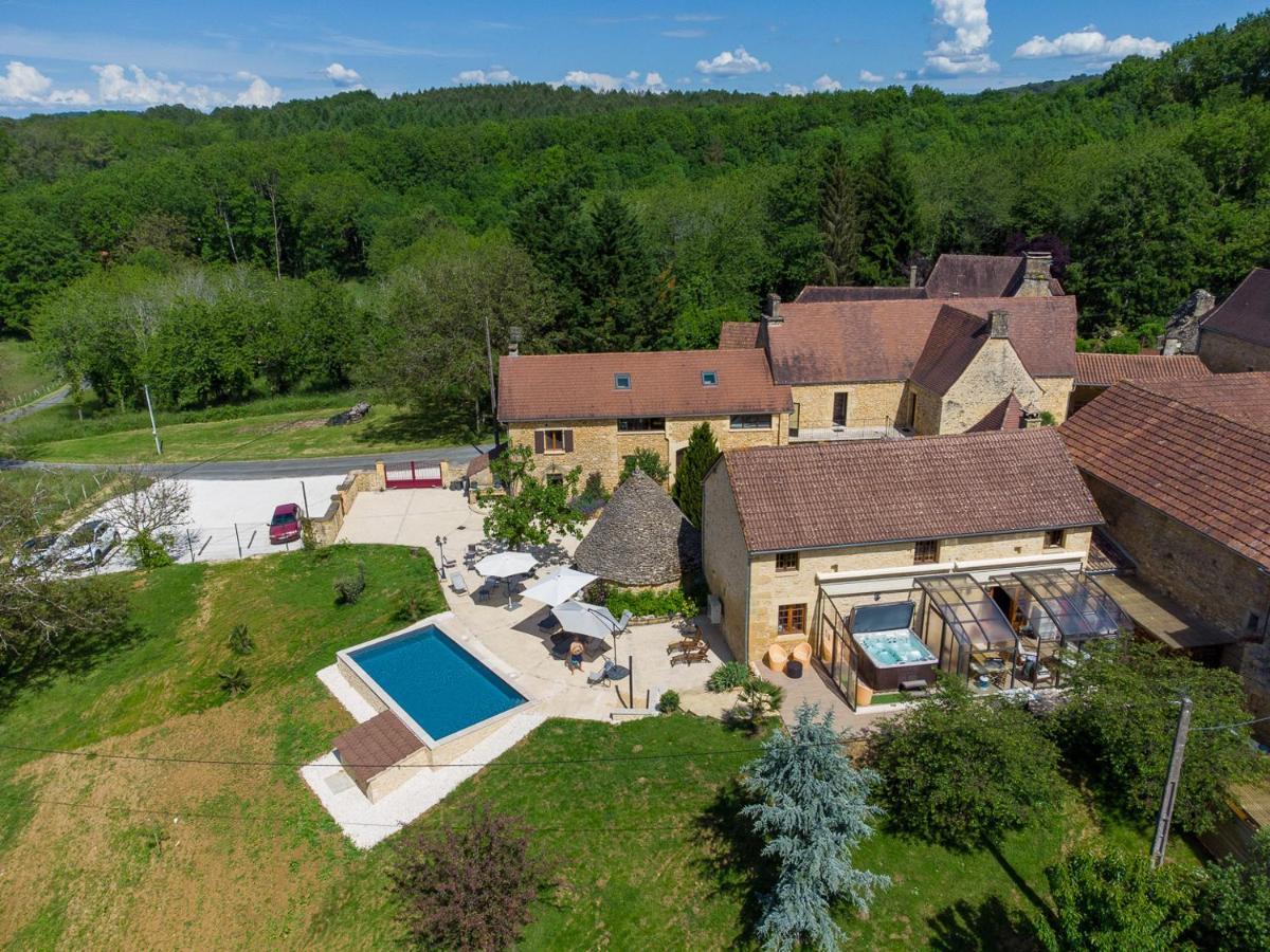 Le Four A Pain, Gite Avec Piscine Et Spa Proche Sarlat Marquay Екстер'єр фото